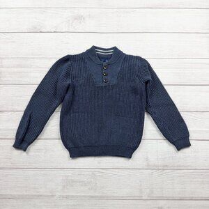 Janie and Jack Boys Ribbed Pullover Sweater Knit Crew Neck 6